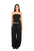 Pleated Pants in Black
